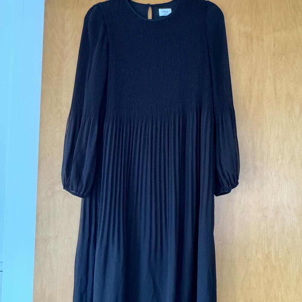 Wilfred Day Dreamer Black Long Sleeve Dress XXS